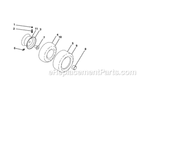 Part Location Diagram of 106268 Craftsman Tire, 18 X 9.5-8 Turfsaver