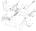 Lift Diagram and Parts List for  Craftsman Lawn Tractor