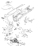 Ground Drive Diagram and Parts List for  Craftsman Lawn Tractor
