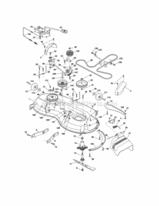 Page G Diagram and Parts List for  Craftsman Lawn Tractor