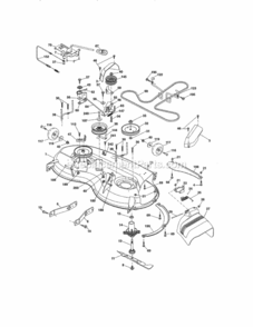 Page G Diagram and Parts List for  Craftsman Lawn Tractor