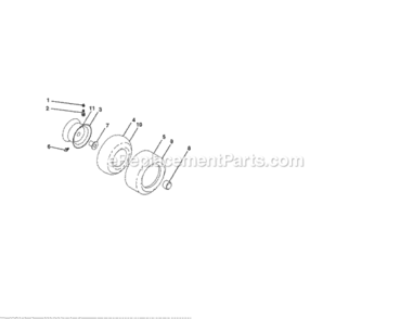 Page J Diagram and Parts List for  Craftsman Lawn Tractor