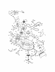 Page G Diagram and Parts List for  Craftsman Lawn Tractor