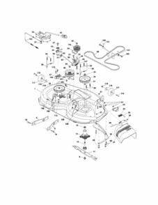 Page I Diagram and Parts List for  Craftsman Lawn Tractor