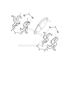 Page D Diagram and Parts List for  Craftsman Tiller