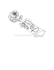 Page B Diagram and Parts List for  Craftsman Tiller