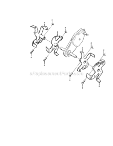 Page D Diagram and Parts List for  Craftsman Tiller