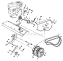 Part Location Diagram of 532101189 Husqvarna Sheave, Engine