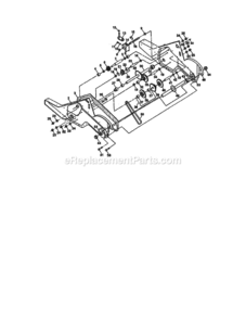 Page D Diagram and Parts List for  Craftsman Tiller