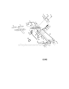 Page A Diagram and Parts List for  Craftsman Tiller