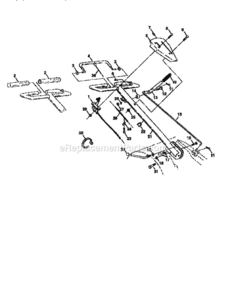 Page A Diagram and Parts List for  Craftsman Tiller