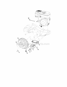 Page C Diagram and Parts List for  Craftsman Tiller