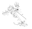Handles Diagram and Parts List for  Craftsman Tiller