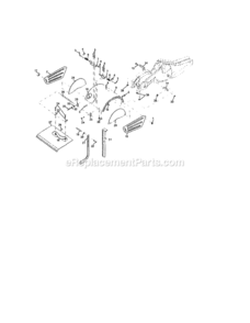 Page E Diagram and Parts List for  Craftsman Tiller
