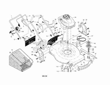 Part Location Diagram of 580324801 Husqvarna Throttle Control