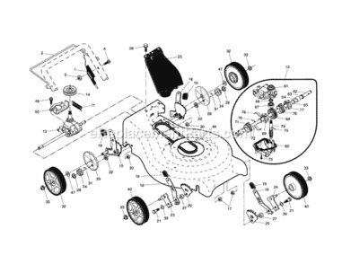 Part Location Diagram of 580364604 Husqvarna Belt Drive