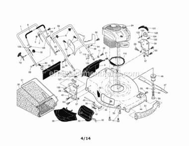 Part Location Diagram of 585454601 Husqvarna Spring