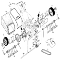 Page B Diagram and Parts List for  Craftsman Lawn Mower