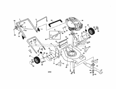 Part Location Diagram of 181608 Craftsman Owners Manual
