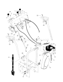 Control Panel/Discharge C... Diagram and Parts List for  Craftsman Snow Blower