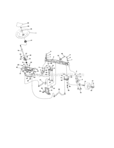 Page E Diagram and Parts List for  Craftsman Lawn Tractor