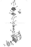 Page B Diagram and Parts List for  Craftsman Compressor