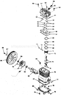 Page C Diagram and Parts List for  Craftsman Compressor