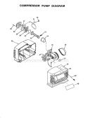 Compressor Pump Diagram Diagram and Parts List for  Craftsman Compressor