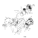 Compressor Diagram and Parts List for  Craftsman Compressor