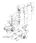 Unit Parts Diagram and Parts List for  Craftsman Compressor
