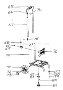 Motor Assy Diagram and Parts List for  Craftsman Compressor