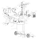 Compressor Diagram and Parts List for  Craftsman Compressor