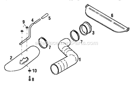 Part Location Diagram of 1186389 MTD Nut-flange