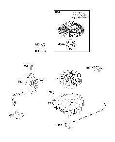 Part Location Diagram of 593960 Briggs and Stratton Cup-flywheel