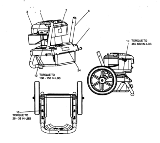 Pressure Washer Assy 2 Diagram and Parts List for  Craftsman Pressure Washer
