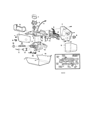 Part Location Diagram of 175B88 Craftsman Light