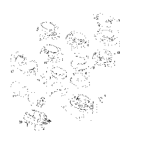 Air intake Diagram and Parts List for  Craftsman Lawn Tractor