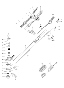 Diagram Diagram and Parts List for Type 1 Craftsman Lawn Mower