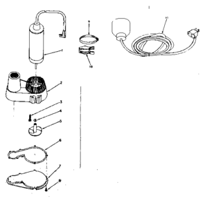 Part Location Diagram of PS20-19 Craftsman Gasket
