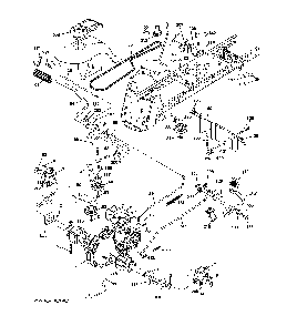Ground drive Diagram and Parts List for  Craftsman Lawn Tractor
