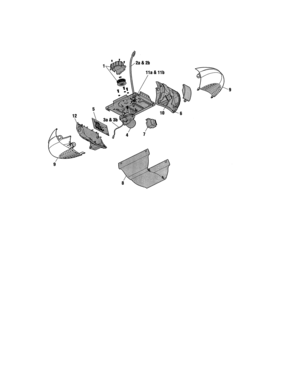 Motor Unit Diagram and Parts List for  Craftsman Garage Door Opener