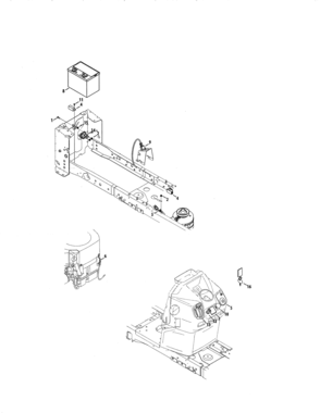 Battery/dash Harness Diagram and Parts List for  Craftsman Lawn Tractor