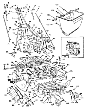 Part Location Diagram of GW-1033 MTD Swivel