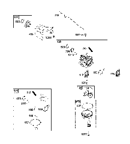 Part Location Diagram of 594058 Briggs and Stratton Carburetor