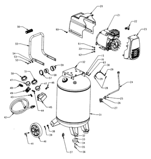 Part Location Diagram of E103485 Craftsman Handle
