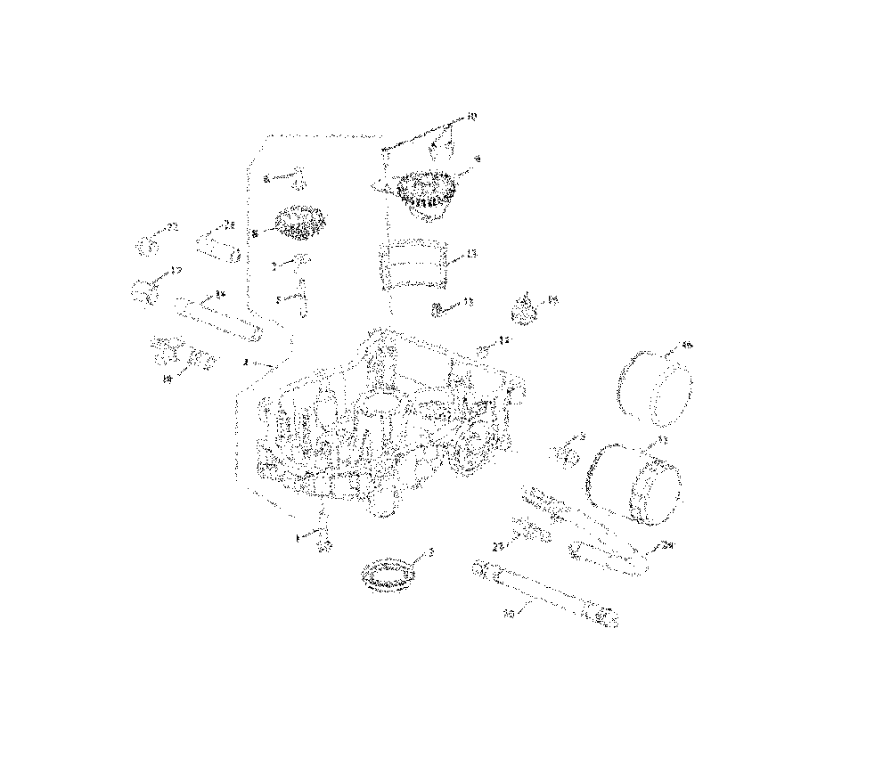 Lubrication Diagram and Parts List for  Craftsman Lawn Tractor