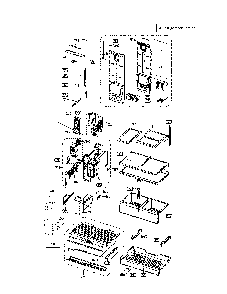 Part Location Diagram of 30114-0020702-03 Daewoo Refrigerator crisper drawer cover