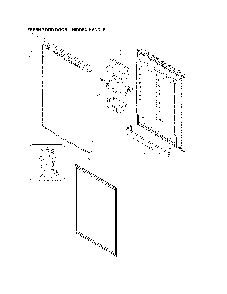 Part Location Diagram of 3016046400 Daewoo Refrigerator Door Handle Mounting Stud 3016046400