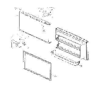 Part Location Diagram of 30190-0032600-00 Daewoo Refrigerator freezer door shelf rail