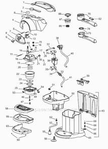 Part Location Diagram of 5332108700 DeLonghi Gasket